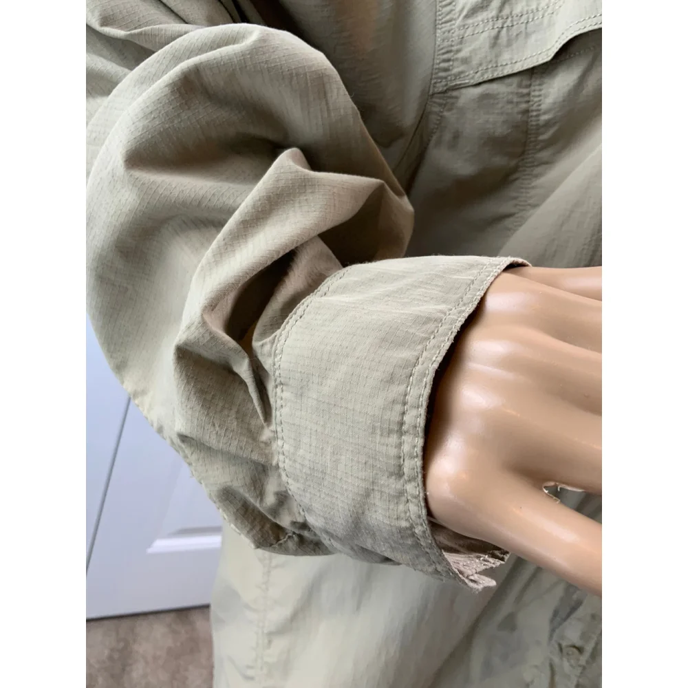 The North‎ Face Men's Button-Up Shirt/Jacket Tan XL Collard Streetwear Gorpcore